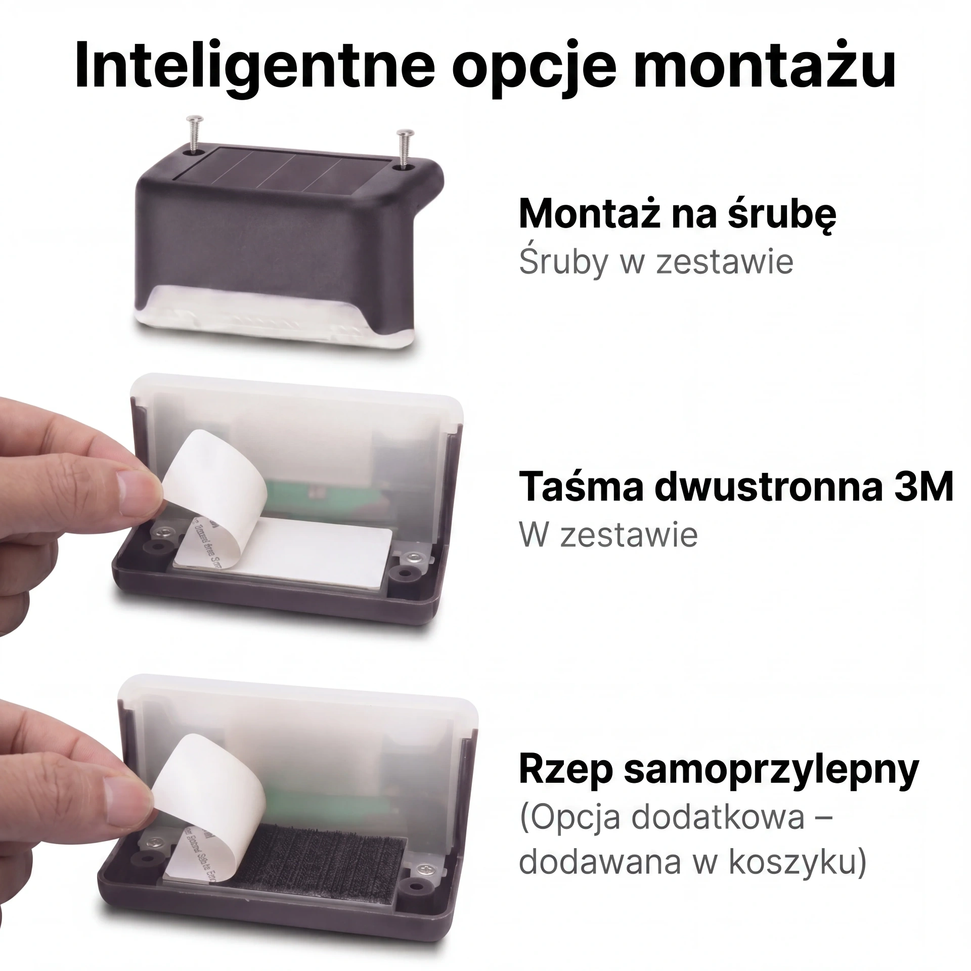 Inteligentne opcje montażu