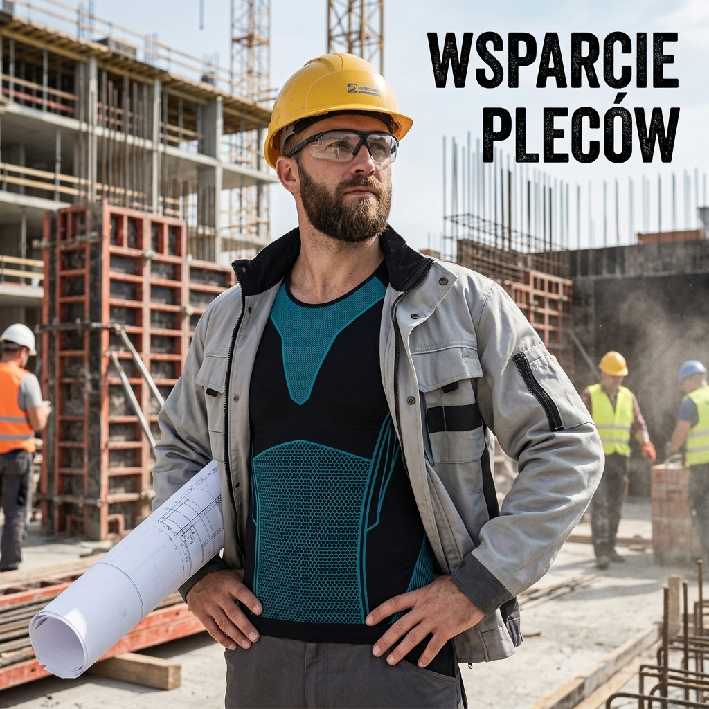 Plac budowy - wsparcie pleców